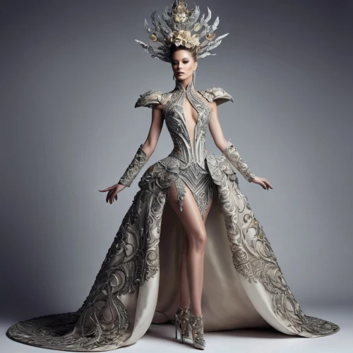 suit of the snow maiden,the snow queen,queen of the night,fashion design,asian costume,costume design,ice queen,miss universe,fairy queen,dress form,miss vietnam,bridal clothing,miss circassian,queen cage,haute couture,queen crown,the enchantress,bridal dress,evening dress,imperial crown,Photography,Fashion Photography,Fashion Photography 03