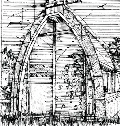 leek greenhouse,insect house,roof truss,roof structures,aviary,gable field,charcoal kiln,pergola,greenhouse,garden elevation,garden buildings,outdoor structure,garden shed,roof domes,a chicken coop,pigeon house,frame house,round hut,straw hut,garden door,Design Sketch,Design Sketch,None