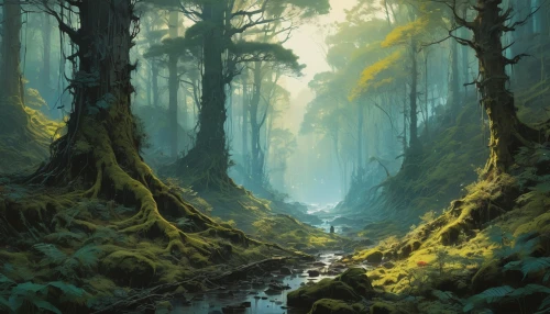 forest landscape,elven forest,forests,forest,foggy forest,green forest,the forest,holy forest,old-growth forest,the forests,forest path,forest glade,forest background,fantasy landscape,forest road,fairy forest,coniferous forest,aaa,forest of dreams,fairytale forest,Conceptual Art,Fantasy,Fantasy 07