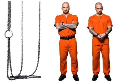 prisoner,prison,shackles,iron chain,uniforms,gallows,restriction,saw chain,bellbind,chainlink,barbed,noose,orange,bind,offenses,chain,fastening rope,criminal,in custody,chains,Illustration,Realistic Fantasy,Realistic Fantasy 12