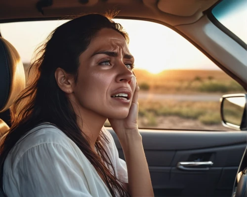 woman in the car,girl in car,stressed woman,depressed woman,car breakdown,girl and car,scared woman,accident pain,sad woman,driving assistance,ban on driving,coronavirus disease covid-2019,child crying,anxiety disorder,worried girl,car alarm,female alcoholism,praying woman,passenger,drivers who break the rules,Photography,General,Realistic