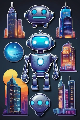 robot icon,systems icons,bot icon,android icon,metropolis,vector illustration,robots,development icon,vector graphic,icon set,vector images,neon human resources,android game,vector design,vector infographic,vector graphics,vector art,mobile video game vector background,robotic,set of icons,Unique,Design,Sticker