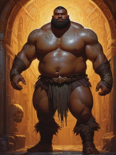 dwarf sundheim,half orc,orc,dwarf,fatayer,dwarf cookin,ogre,dwarf ooo,barbarian,dane axe,strongman,greek,grog,avenger hulk hero,fat,minotaur,big,gigantic,dodge warlock,lopushok,Illustration,Realistic Fantasy,Realistic Fantasy 03