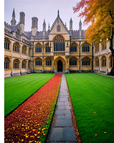 oxford,trinity college,gothic architecture,hogwarts,usyd,colleges,beautiful buildings,private school,autumn motive,cambridgeshire,colors of autumn,leaves are falling,quad,autumn colours,university,downton abbey,autumn theme,autumn background,agricultural engineering,autumn decor,Art,Classical Oil Painting,Classical Oil Painting 11