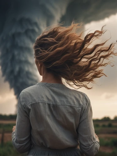 little girl in wind,tornado,nature's wrath,tornado drum,apocalypse,whirlwind,twister,thunderhead,thundercloud,atmospheric phenomenon,apocalyptic,turmoil,doomsday,storm,natural disaster,photo manipulation,force of nature,eruption,catastrophe,meteorology,Photography,General,Cinematic