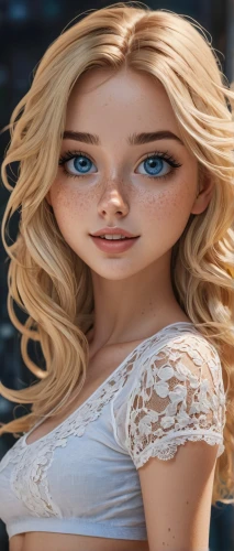 realdoll,female doll,barbie,artificial hair integrations,3d model,doll's facial features,3d figure,fashion dolls,blonde woman,elsa,natural cosmetic,female model,rapunzel,blonde girl,animated cartoon,fashion doll,cgi,3d modeling,3d rendered,3d albhabet,Illustration,Japanese style,Japanese Style 07