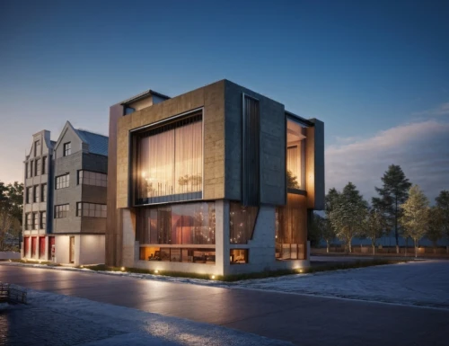 cubic house,3d rendering,modern architecture,modern building,prefabricated buildings,appartment building,build by mirza golam pir,cube house,glass facade,crown render,new building,new housing development,multistoreyed,cube stilt houses,modern house,modern office,metal cladding,render,archidaily,hoboken condos for sale