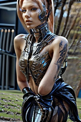 latex clothing,streampunk,steampunk,biomechanical,bodypaint,latex,cyborg,body painting,bodypainting,cyberpunk,humanoid,cybernetics,female model,harnessed,art model,futuristic,armour,artist's mannequin,female warrior,fantasy woman