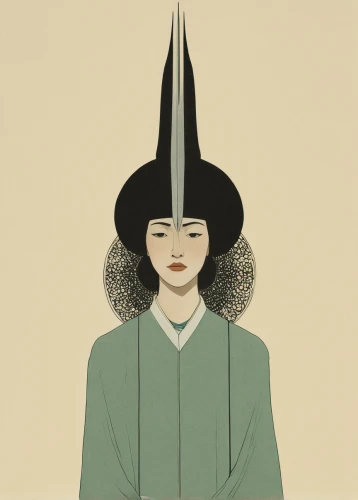 asian conical hat,geisha girl,japanese woman,art deco woman,japanese art,geisha,conical hat,pointed hat,fashion illustration,junshan yinzhen,shirakami-sanchi,the hat of the woman,han thom,woman's hat,daikon,witch hat,shoji paper,mari makinami,the hat-female,choi kwang-do,Illustration,Japanese style,Japanese Style 08