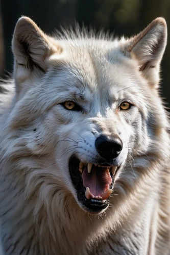 white shepherd,samoyed,canadian eskimo dog,northern inuit dog,american eskimo dog,malamute,european wolf,snarling,wolfdog,greenland dog,howling wolf,gray wolf,tamaskan dog,saarloos wolfdog,arctic fox,berger blanc suisse,wolf,canis lupus,white dog,howl,Photography,General,Natural