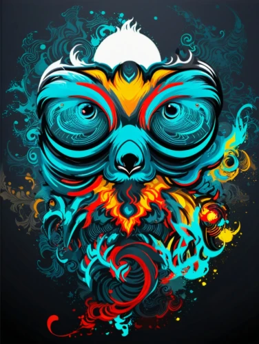 neon body painting,garuda,tribal masks,owl background,owl art,steam icon,shamanic,shamanism,phoenix rooster,masquerade,vector graphics,adobe illustrator,psychedelic art,triggerfish-clown,antasy,abstract cartoon art,patung garuda,illustrator,bodypainting,kaleidoscope website,Unique,Design,Logo Design