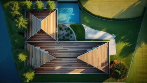 isometric,inverted cottage,aerial landscape,view from above,roof landscape,from above,modern architecture,frame house,house roof,house roofs,house shape,cube house,cubic house,housetop,modern house,bird's-eye view,grass roof,3d rendering,bird's eye view,folding roof,Photography,General,Realistic