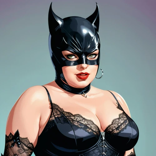 catwoman,bat,black cat,super heroine,bats,fantasy woman,halloween black cat,batman,valentine pin up,latex clothing,tura satana,femme fatale,crime fighting,vampire bat,huntress,latex,evil woman,bad girl,pin ups,latex gloves,Illustration,Japanese style,Japanese Style 07