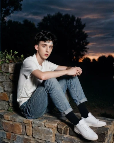 boy,fetus,domů,dj,ten,teen,george russell,young model,man on a bench,lay,boy model,photo session in torn clothes,dan,curb,senior photos,sit,young man,god,rivers,child is sitting