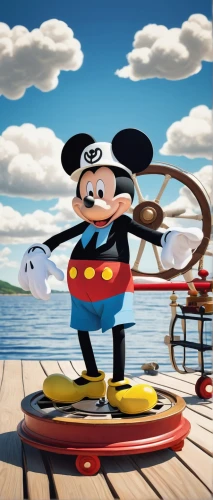 mickey mause,mickey mouse,mickey,micky mouse,mousetrap,popeye village,cable reel,fishing reel,digital compositing,disney character,boats and boating--equipment and supplies,shanghai disney,popeye,wooden cable reel,sea fantasy,euro disney,cinema 4d,united propeller,jigsaw puzzle,minnie,Illustration,American Style,American Style 11