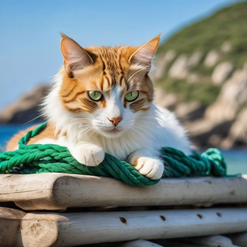 aegean cat,cat greece,red tabby,cat european,cat resting,perched on a log,calico cat,pet vitamins & supplements,ginger cat,cat-ketch,cat image,cute cat,street cat,seafaring,beach towel,fishing nets,domestic cat,petit minou lighthouse,breed cat,domestic long-haired cat