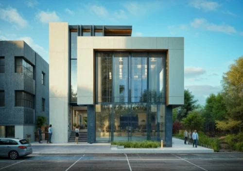 new housing development,appartment building,glass facade,new building,modern building,metal cladding,modern architecture,3d rendering,modern house,music conservatory,housebuilding,biotechnology research institute,prefabricated buildings,contemporary,eco-construction,school design,residential house,facade panels,residences,cubic house