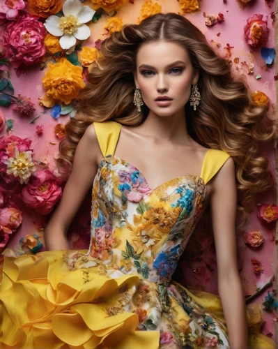flower wall en,girl in flowers,beautiful girl with flowers,colorful floral,floral dress,vintage floral,floral background,yellow roses,floral,flower fabric,yellow rose background,flowery,with roses,colorful roses,floral heart,gold yellow rose,wreath of flowers,floral composition,floral wreath,garland chrysanthemum,Photography,General,Fantasy