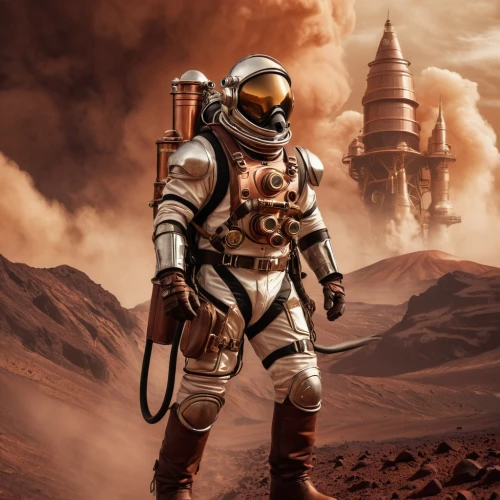 mission to mars,red planet,sci fiction illustration,spacesuit,mars probe,planet mars,space suit,sci fi,martian,astronautics,science fiction,erbore,space-suit,astronaut suit,astronaut,sci-fi,sci - fi,space art,robot in space,olympus mons,Conceptual Art,Fantasy,Fantasy 14