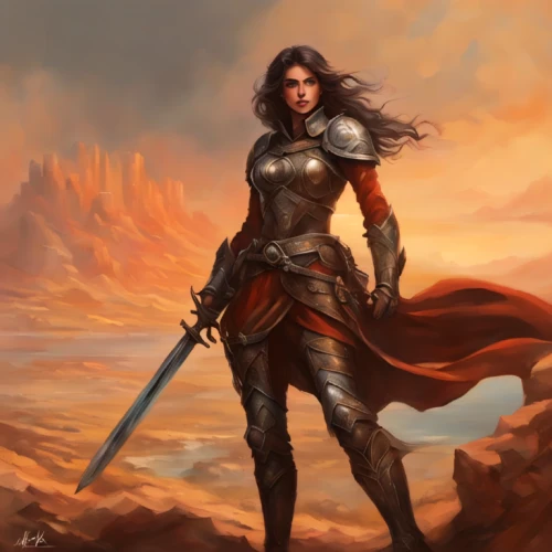 female warrior,joan of arc,warrior woman,swordswoman,heroic fantasy,fantasy warrior,lone warrior,fantasy woman,paladin,mulan,strong woman,fantasy portrait,fantasy art,strong women,sterntaler,artemisia,wind warrior,crusader,huntress,massively multiplayer online role-playing game