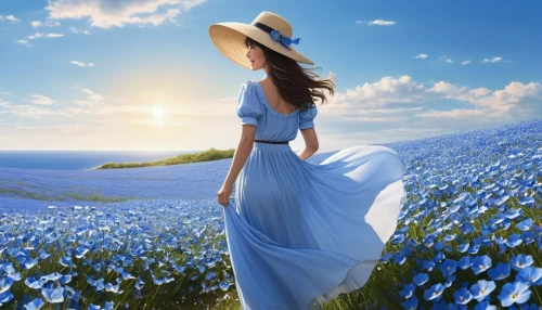 blue butterfly background,blue petals,flower background,blue daisies,blue rose,landscape background,splendor of flowers,spring background,fantasy picture,celtic woman,creative background,springtime background,blue background,blue moon rose,blue flower,spring morning,forget me not,spring equinox,blue painting,blue flax,Photography,General,Realistic