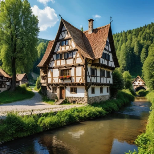 half-timbered house,half-timbered houses,bavarian swabia,franconian switzerland,timber framed building,half-timbered,swiss house,styria,northern black forest,lower franconia,bavarian,fairy tale castle sigmaringen,half-timbered wall,appenzell,allgäu,bavaria,alsace,east tyrol,south tyrol,triberg,Photography,General,Realistic