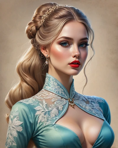 victorian lady,fantasy portrait,elsa,fairy tale character,romantic portrait,fantasy art,cinderella,fantasy woman,princess anna,jessamine,bodice,mystical portrait of a girl,world digital painting,blue rose,white rose snow queen,rapunzel,eglantine,celtic queen,fantasy picture,comely,Conceptual Art,Daily,Daily 34