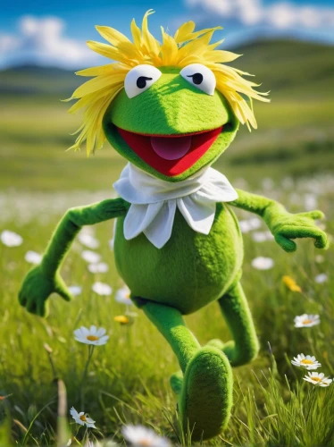 kermit the frog,kermit,the muppets,muppet,bert,frog background,knuffig,spring background,running frog,green frog,springtime background,dad grass,woman frog,novruz,aaa,the mascot,flower background,halm of grass,fenek,true frog,Photography,Fashion Photography,Fashion Photography 10