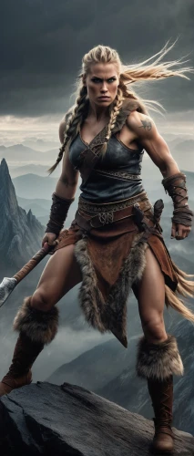 female warrior,warrior woman,barbarian,norse,wind warrior,strong woman,massively multiplayer online role-playing game,vikings,viking,biblical narrative characters,heroic fantasy,hard woman,warrior east,lone warrior,elaeis,strong women,bordafjordur,valhalla,male elf,fantasy warrior,Art,Artistic Painting,Artistic Painting 49