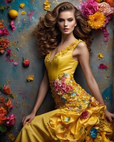 yellow rose background,flower wall en,yellow roses,girl in flowers,yellow chrysanthemums,beautiful girl with flowers,gold yellow rose,yellow chrysanthemum,yellow rose,yellow petal,colorful roses,splendor of flowers,yellow petals,colorful floral,floral background,vintage floral,flower gold,garland chrysanthemum,golden flowers,flower fabric,Photography,General,Fantasy