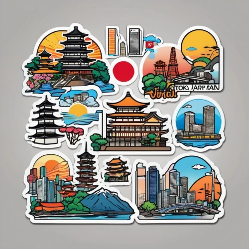 japanese icons,japan,japan pattern,stickers,osaka,asia,tokyo,japanese background,tokyo ¡¡,chinese icons,clipart sticker,kyoto,japan place,south korea,sticker,icon set,taipei,nanjing,japan landscape,taipei city,Unique,Design,Sticker