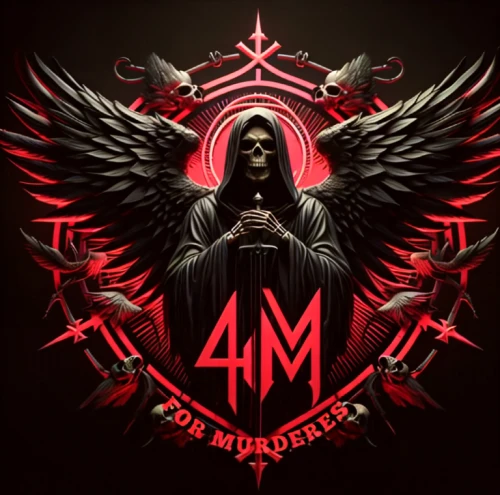 death angel,angel of death,archimandrite,black angel,emblem,monogram,angelology,mammon,dark angel,blackmetal,maiden,archangel,pentagram,freemasonry,logo header,the archangel,4711 logo,medicine icon,harm,blood icon