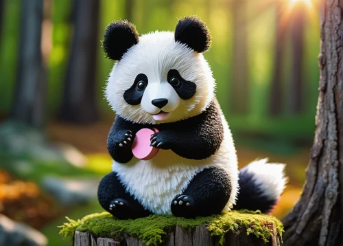 chinese panda,kawaii panda,panda,little panda,giant panda,panda cub,panda bear,baby panda,pandabear,hanging panda,lun,animals play dress-up,kawaii panda emoji,pandas,cute animal,french tian,pandoro,red panda,anthropomorphized animals,cute animals,Art,Artistic Painting,Artistic Painting 05