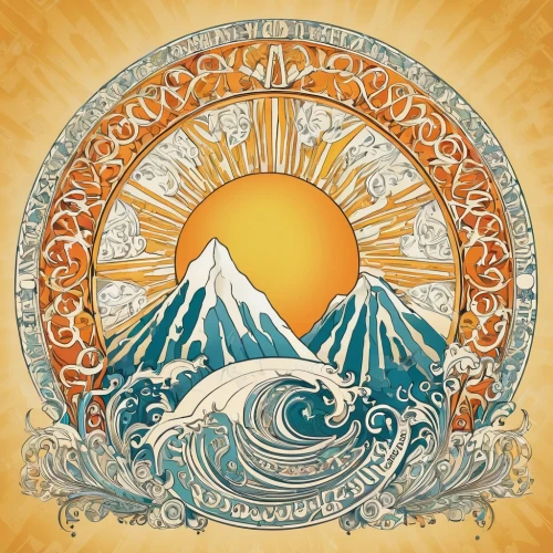 3-fold sun,sun,layer of the sun,reverse sun,mantra om,rising sun,pachamama,sun eye,sun god,solar plexus chakra,mountain sunrise,dharma wheel,sun moon,mandala illustration,sunburst background,sol,kamchatka,double sun,the sun,himalaya,Illustration,Vector,Vector 21