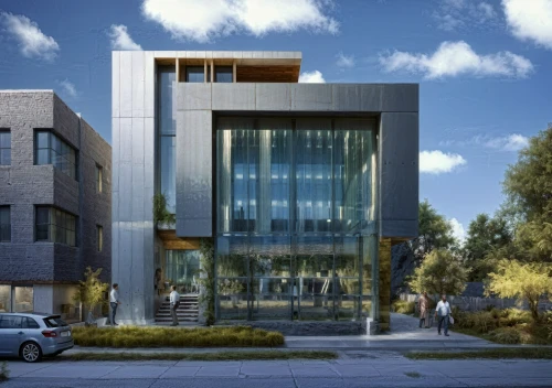 new building,modern building,biotechnology research institute,new city hall,new housing development,school design,contemporary,appartment building,music conservatory,palo alto,office building,residential building,modern office,modern architecture,new town hall,metal cladding,research institute,glass facade,building exterior,university library