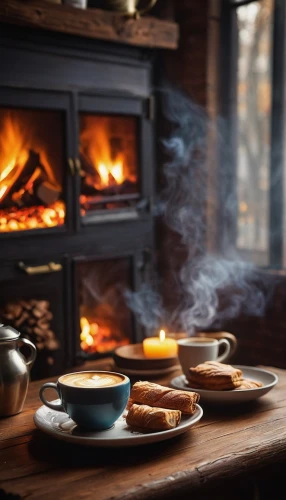 hygge,hot drinks,warm and cozy,hot beverages,autumn hot coffee,hot buttered rum,fireside,hot coffee,log fire,hot cocoa,hot drink,warming,warmth,teatime,roasted coffee,fika,hot chocolate,wood-burning stove,fireplaces,feuerzangenbowle,Illustration,Paper based,Paper Based 05