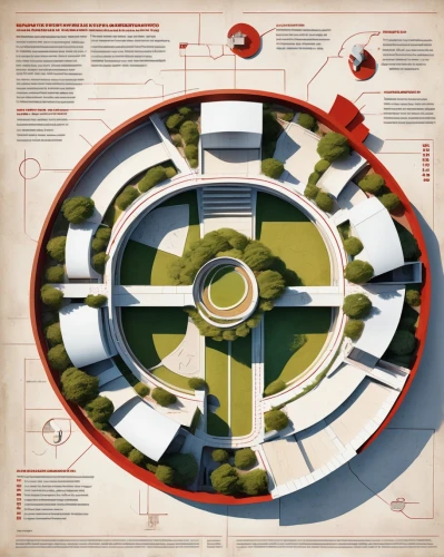 panopticon,infographic elements,vector infographic,infographics,millenium falcon,helipad,cartography,copernican world system,magnetic compass,stargate,rotating beacon,futuristic architecture,concentric,medical concept poster,industrial design,gyroscope,circle design,planisphere,circular puzzle,solar cell base,Unique,Design,Infographics