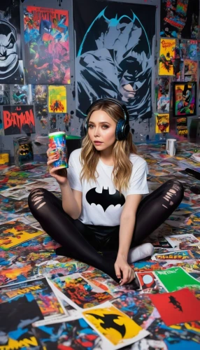 comic book,comicbook,comic books,comic book bubble,bat,superhero background,record store,comiccon,batman,vinyls,catwoman,bats,vinyl,harley quinn,super heroine,comic hero,vinyl records,comic-con,harley,rockabella,Conceptual Art,Graffiti Art,Graffiti Art 08