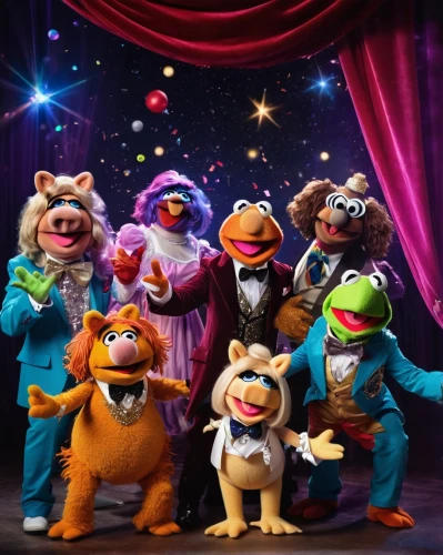 the muppets,monkeys band,puppet theatre,artists of stars,puppets,sesame street,entertainers,puppeteer,circus show,animals play dress-up,space voyage,big band,the stars,waldbühne,galaxy express,attraction theme,animal show,ccc animals,star time,asterales,Conceptual Art,Sci-Fi,Sci-Fi 30