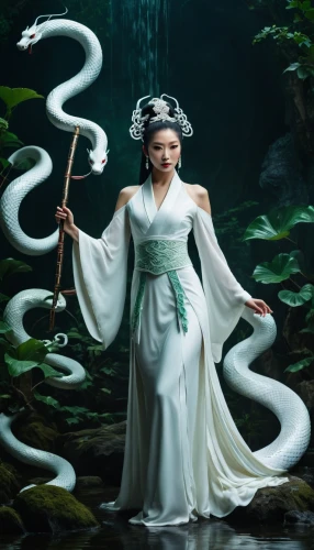 fantasy picture,the enchantress,fantasy art,the snow queen,white rose snow queen,blue enchantress,water-the sword lily,oriental princess,chinese art,fantasy portrait,fairy tale character,the zodiac sign pisces,priestess,sorceress,mystical portrait of a girl,water nymph,fairy queen,fantasy woman,faerie,faery,Photography,General,Fantasy