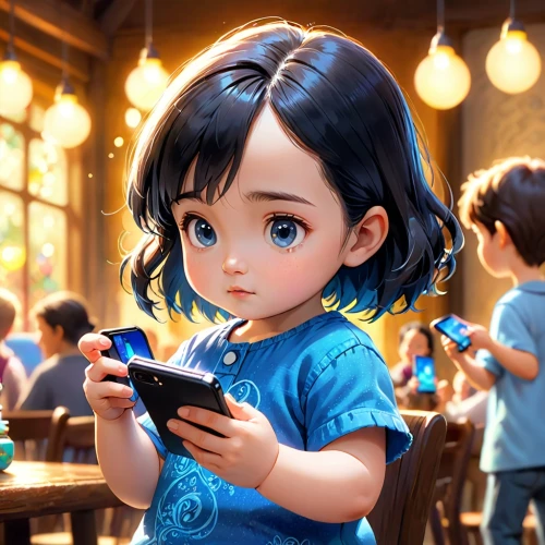 girl with speech bubble,mobile gaming,game illustration,girl with bread-and-butter,mobile game,game addiction,children's background,kids illustration,girl studying,cute cartoon image,little girl reading,honor 9,woman holding a smartphone,cute cartoon character,mobile device,world digital painting,girl sitting,woman at cafe,alipay,huawei,Anime,Anime,Cartoon