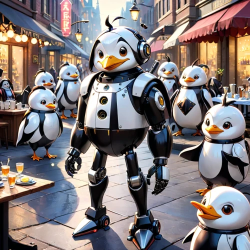 disney baymax,olaf,tux,penguin parade,donald duck,penguin balloons,penguins,shanghai disney,baymax,a flock of pigeons,cg artwork,disneyland park,linux,anthropomorphized animals,symphony orchestra,penguin enemy,disneyland paris,flock,carol singers,disney,Anime,Anime,Cartoon