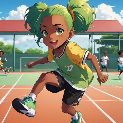 tennis,soft tennis,sports girl,tennis court,recess,tennis player,tennis shoe,track and field,tennis skirt,kids illustration,tennis lesson,track,frontenis,little league,woman playing tennis,anime cartoon,tennis equipment,sporty,playing sports,tennis coach,Illustration,Abstract Fantasy,Abstract Fantasy 11