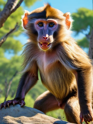 barbary monkey,macaque,barbary ape,rhesus macaque,bleeding-heart baboon,crab-eating macaque,baboon,barbary macaque,the blood breast baboons,mandrill,monkey,cercopithecus neglectus,tufted capuchin,long tailed macaque,baboons,uakari,monkey banana,japanese macaque,squirrel monkey,madagascar,Conceptual Art,Fantasy,Fantasy 07