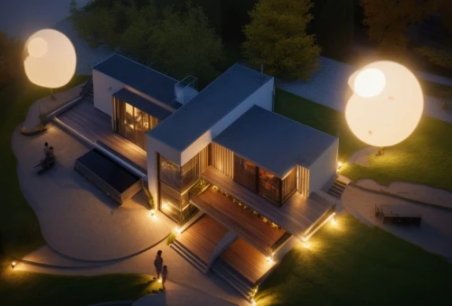 3d rendering,landscape lighting,visual effect lighting,render,ambient lights,3d render,modern house,smart home,3d rendered,mid century house,crown render,halogen spotlights,illuminated lantern,development concept,rendering,lighting system,night light,new england style house,smarthome,residential house,Photography,General,Realistic