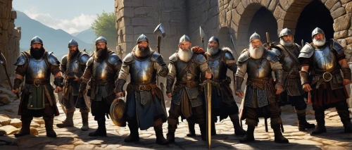 guards of the canyon,aesulapian staff,dwarves,castleguard,clergy,massively multiplayer online role-playing game,crusader,cossacks,germanic tribes,templar,medieval,vikings,dwarf sundheim,ortahisar,assassins,gladiators,eminonu,knights,constantinople,dwarfs,Conceptual Art,Oil color,Oil Color 08