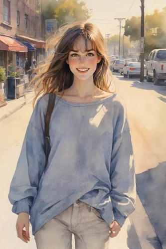 girl in a long,oil painting on canvas,oil on canvas,photo painting,oil painting,girl in a historic way,girl walking away,watercolor painting,chalk drawing,little girl in wind,girl drawing,a girl's smile,girl portrait,girl sitting,watercolor pencils,colored pencil,the girl at the station,pedestrian,a pedestrian,girl in t-shirt,Digital Art,Watercolor
