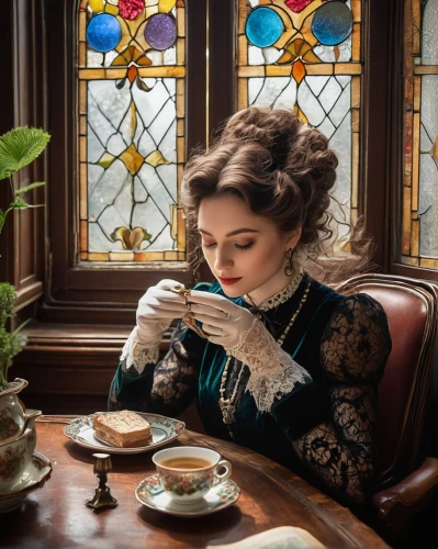 victorian lady,victorian style,woman drinking coffee,victorian fashion,victorian,the victorian era,tea service,tea drinking,pouring tea,jane austen,afternoon tea,tea and books,vintage woman,a cup of tea,woman at cafe,tea time,tea party,elegance,tea zen,tea,Photography,Documentary Photography,Documentary Photography 26