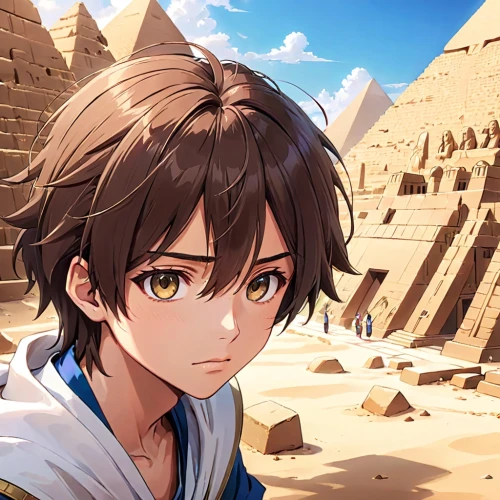 ancient egypt,desert background,dahshur,karnak,ramses ii,pharaonic,ancient egyptian,togra,egyptology,giza,pharaoh,khufu,joseph,egyptian,step pyramid,sand,stone background,nile,sphinx,ancient city,Anime,Anime,Realistic