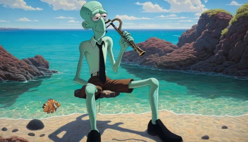 the beach pearl,sea man,dali,under sea,anchored,scuba,sea devil,man at the sea,el salvador dali,sea-life,sea god,sea,shipwreck,el mar,flotsam,stilt,monkey island,anchor,merman,fish-surgeon,Conceptual Art,Daily,Daily 27